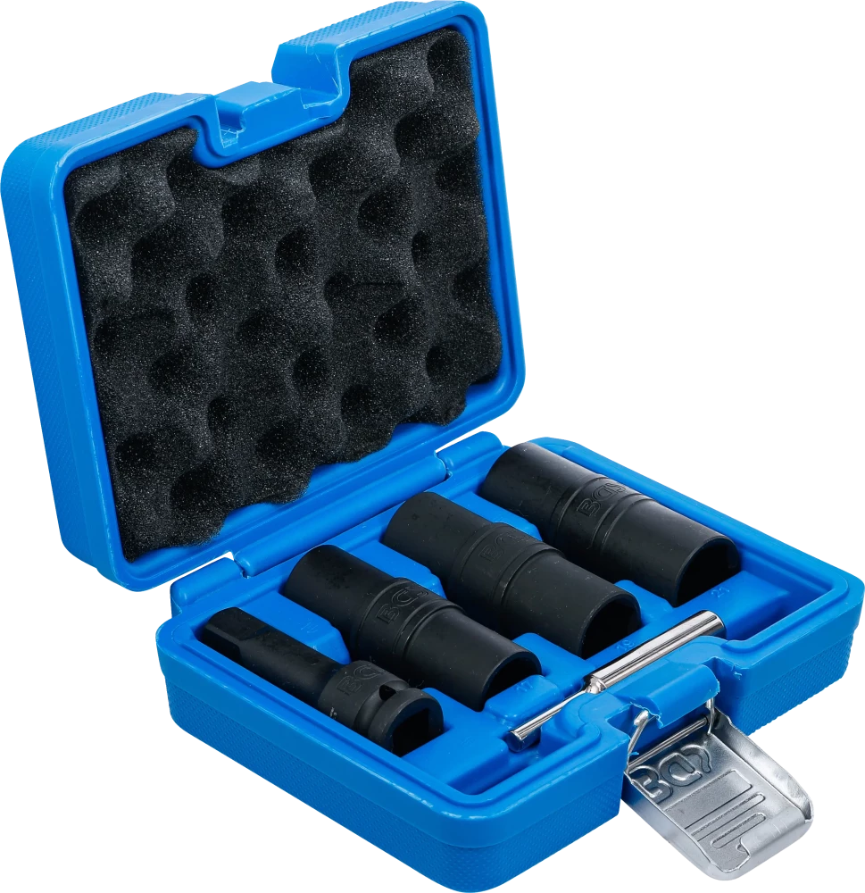 Speciális levegős, fordítóbetétes dugókulcskészlet | hatszögletű és csavarhúzó 17 - 19 - 21 mm | 12,5 mm (1/2") | 3 darabos
