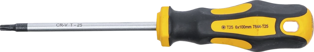Csavarhúzó | T-profil (Torx) T25 | Pengehossz 100 mm