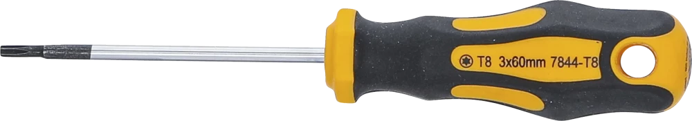 Csavarhúzó | T-profil (Torx) T8 | Pengehossz 60 mm