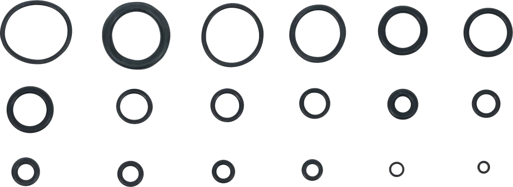 O-gyűrű készlet | Ø 3 - 22 mm | 225 darabos