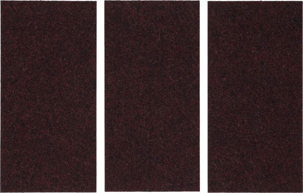 Filc alátét | lapok | barna | 100 x 200 mm | 3 darabos