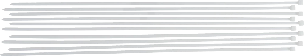 Kábelkötegelő-készlet | fehér | 8,0 x 800 mm | 10 darabos