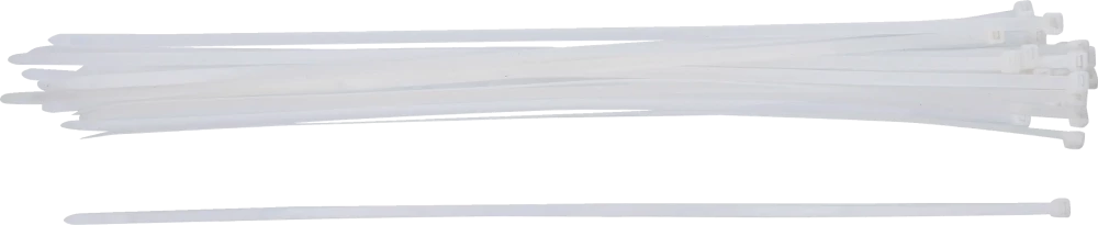 Kábelkötegelő-készlet | fehér | 8,0 x 600 mm | 20 darabos