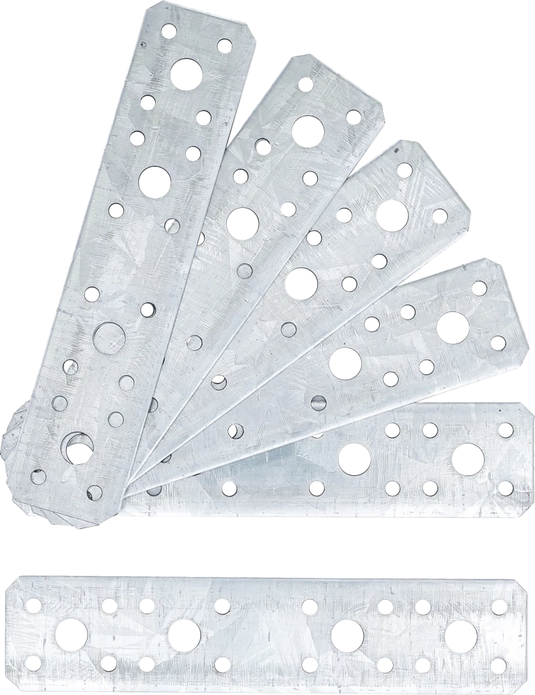 lapos összekötő készlet | 180 x 40 x 2 mm | 6 darabos