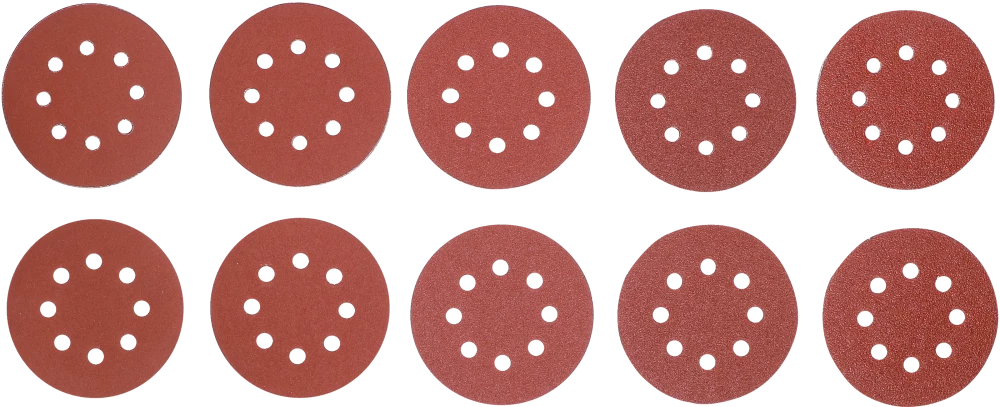 Csiszolópapír excenteres csiszolóhoz | Ø 125 mm | K 40 - 180 | 25 darabos