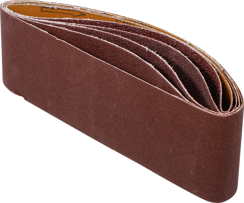 Csiszolószalag-készlet | szalagcsiszolóhoz | 75 x 533 mm | K 40 - 60 - 80 - 120 - 240 | 5 darabos