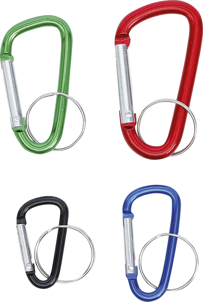 Kulcscsomó-karabiner készlet | 4 darabos