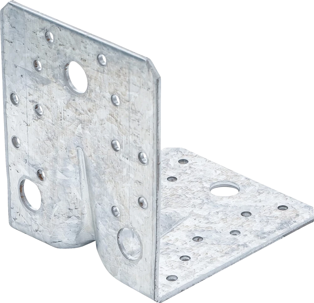 Sarokvas | peremszegéllyel | 105 x 105 x 90 x 3 mm