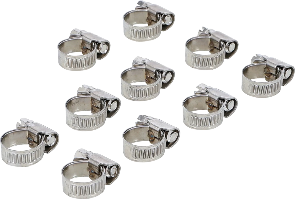 Tömlőbilincs | INOX | 10 x 16 mm | 10 darabos