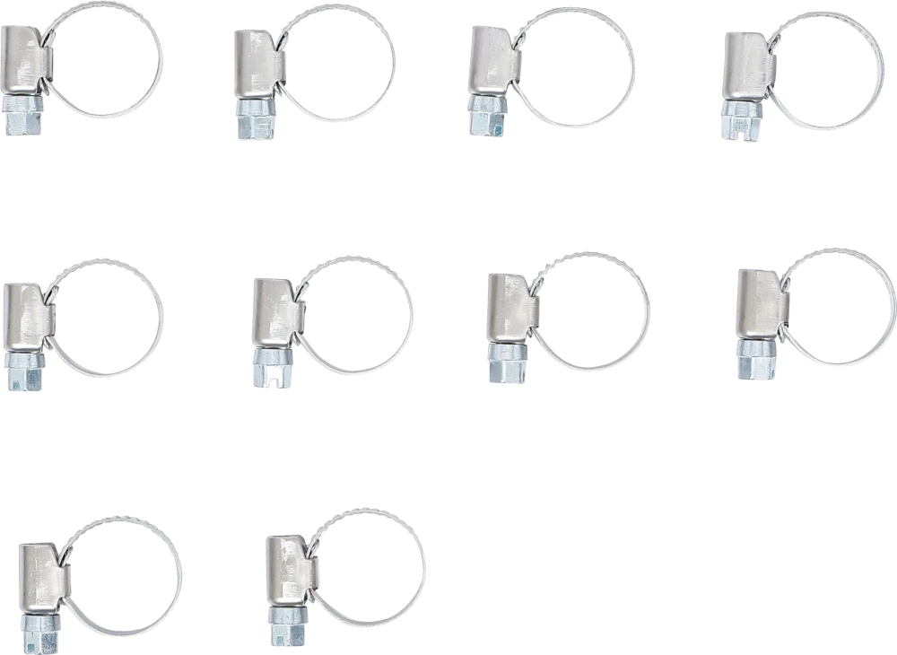 Tömlőbilincs | INOX | 12 x 20 mm | 10 darabos