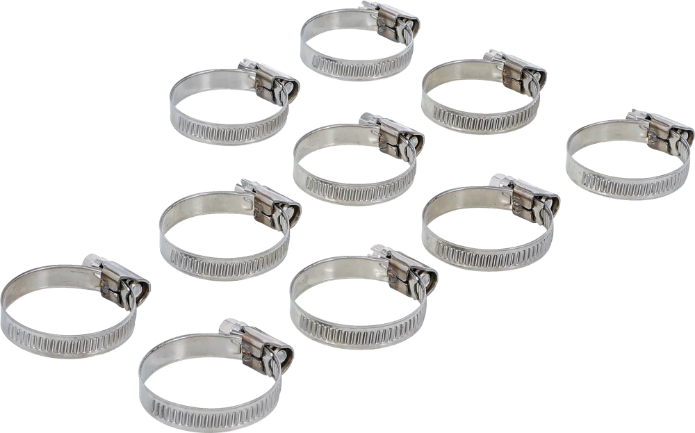 Tömlőbilincs | INOX | 25 x 40 mm | 10 darabos