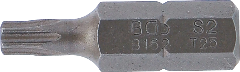 Behajtófej | Hossz 30 mm | Külső hatszögletű 8 mm (5/16") | T-profil (Torx) T25