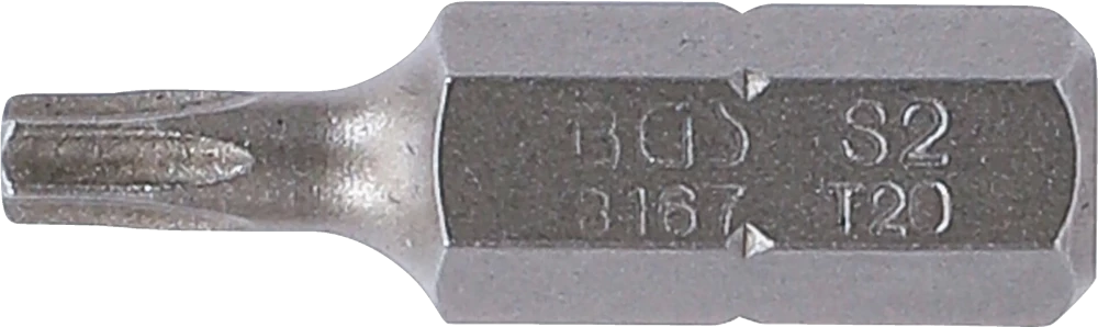 Behajtófej | Hossz 30 mm | Külső hatszögletű 8 mm (5/16") | T-profil (Torx) T20