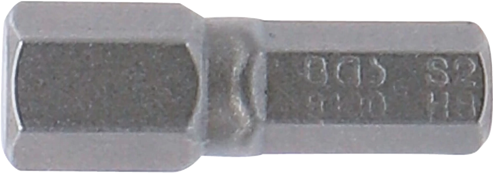 Behajtófej | Hossz 25 mm | Külső hatszögletű 6,3 mm (1/4") | Belső hatszögletű 8 mm