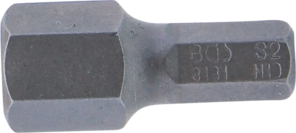 Behajtófej | Hossz 25 mm | Külső hatszögletű 6,3 mm (1/4") | Belső hatszögletű 10 mm