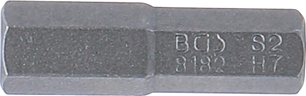 Behajtófej | Hossz 25 mm | Külső hatszögletű 6,3 mm (1/4") | Belső hatszögletű 7 mm