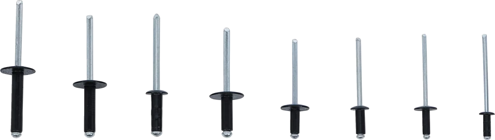 Popszegecs-készlet | Aluminium | 3,2 - 4,8 mm | 200 darabos