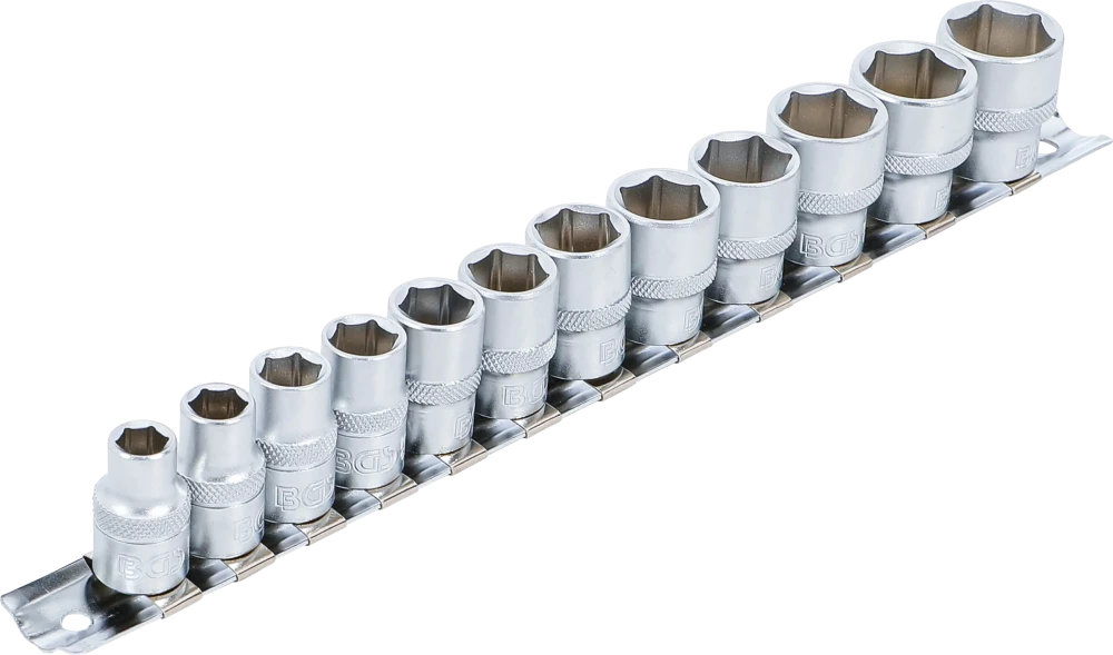 Dugókulcskészlet, hatszögletű | 10 mm (3/8") | 8 - 19 mm | 12 darabos