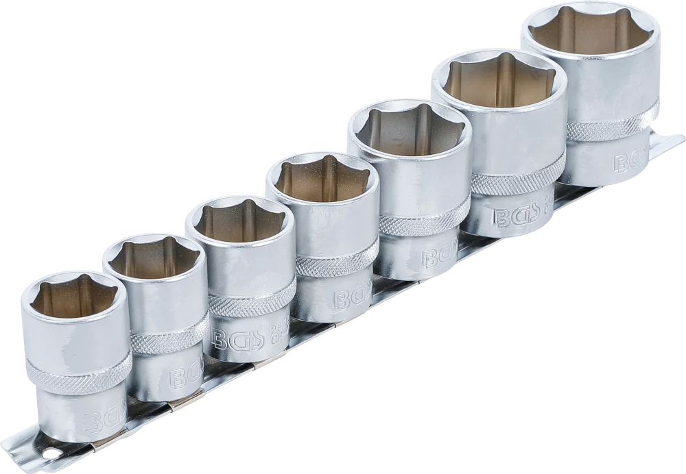 Dugókulcskészlet, hatszögletű | 12,5 mm (1/2") | 20 - 32 mm | 7 darabos