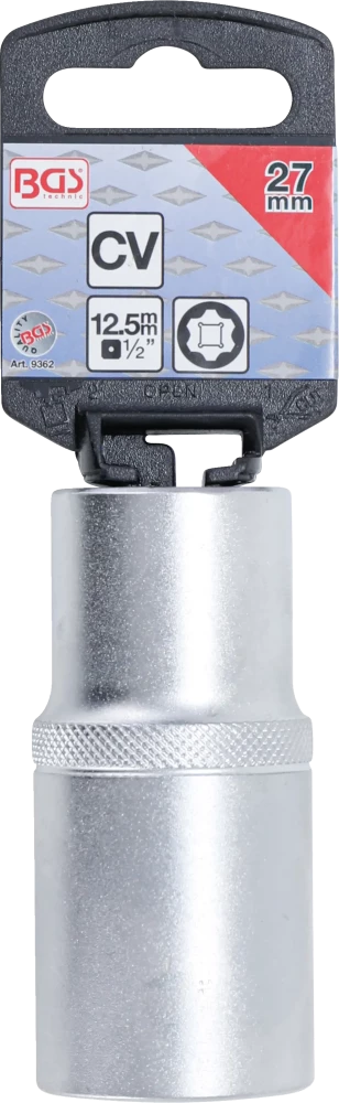 Dugókulcs, Super Lock, mély | 12,5 mm (1/2") | 27 mm