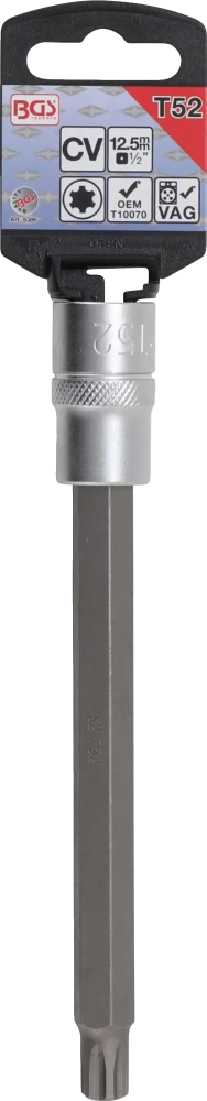 Behajtófej | Hossz 168 mm | 12,5 mm (1/2") | VAG Polydrive motorvezérlés beállító készlet hengerfejcsavarokhoz