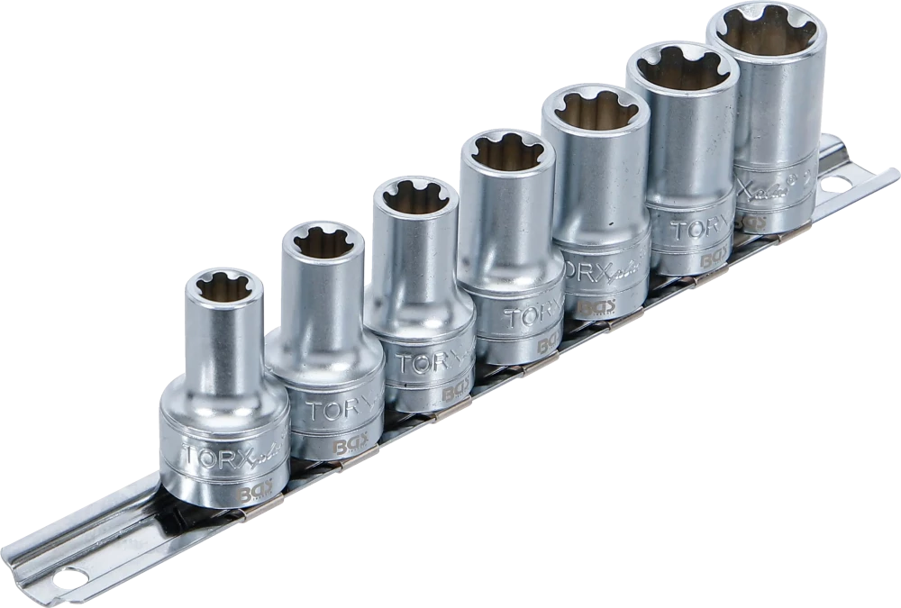 Dugókulcskészlet, T-profil Plus (Torx Plus) | 10 mm (3/8") | 10EP - 20EP | 7 darabos