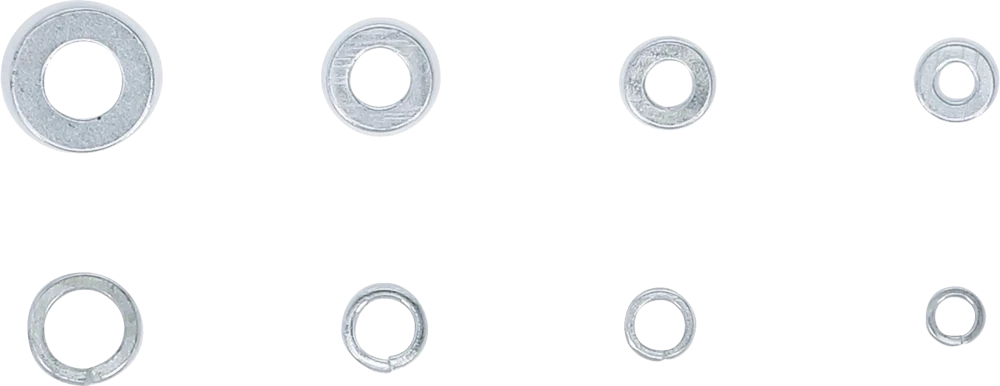 Rugós alátét készlet | Ø 4 - 8 mm | 250 darabos