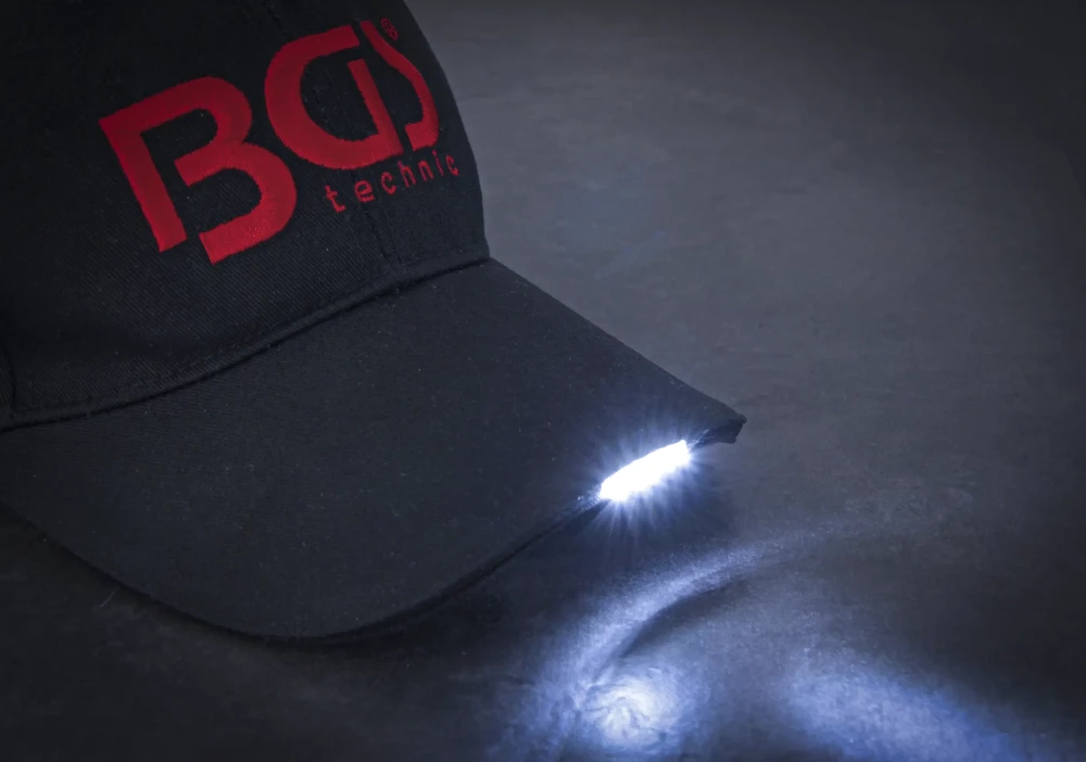 BGS baseball sapka | LED-es lámpával