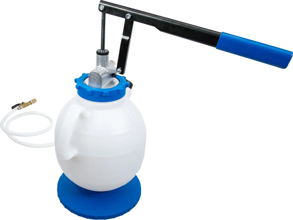 Hajtóműolaj-betöltő készülék kézi pumpával | 8 adapterrel | 7 l