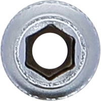 Dugókulcs, hatszögletű, mély | 6,3 mm (1/4") | 5,5 mm