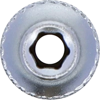 Dugókulcs, hatszögletű, mély | 6,3 mm (1/4") | 4 mm