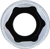 Dugókulcs, hatszögletű, mély | 6,3 mm (1/4") | 8 mm