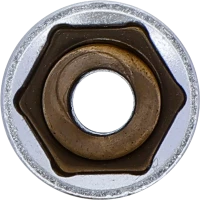 Dugókulcs, hatszögletű, mély | 6,3 mm (1/4") | 13 mm