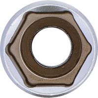 Dugókulcs, hatszögletű, mély | 12,5 mm (1/2") | 21 mm