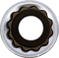 Dugókulcs, tizenkétszögletű, mély | 12,5 mm (1/2") | 18 mm