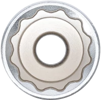 Dugókulcs, tizenkétszögletű, mély | 12,5 mm (1/2") | 28 mm