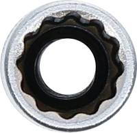 Dugókulcs, tizenkétszögletű, mély | 6,3 mm (1/4") | 9 mm