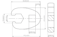 Hollanderkulcs | 10 mm (3/8") | 13 mm