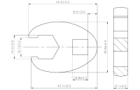 Hollanderkulcs | 10 mm (3/8") | 15 mm