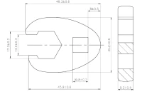 Hollanderkulcs | 10 mm (3/8") | 17 mm
