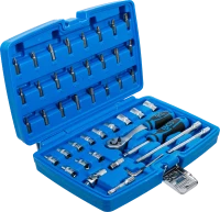 Dugókulcskészlet | 6,3 mm (1/4") | 46 darabos