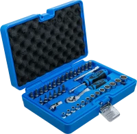 Dugókulcskészlet, Gear Lock | 6,3 mm (1/4") | 38 darabos