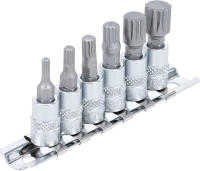 Behajtófej-készlet | 6,3 mm (1/4") | (XZN) M4 - M12 | 6 darabos