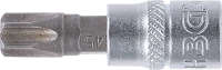 Behajtófej | 6,3 mm (1/4") | T-profil (Torx) T45 furattal