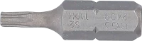 Behajtófej | Hossz 25 mm | Külső hatszögletű 6,3 mm (1/4") | T-profil (Torx) T10 furattal
