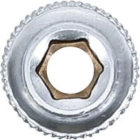 Dugókulcs, hatszögletű | 6,3 mm (1/4") | 5 mm