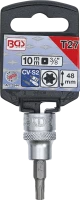 Behajtófej | 10 mm (3/8") | T-profil (Torx) T27