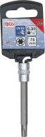 Behajtófej | Hossz 75 mm | 6,3 mm (1/4") | T-profil (Torx) T35