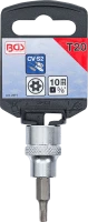 Behajtófej | 10 mm (3/8") | T-profil (Torx) T20 furattal