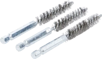 Acélkefe | 10 mm | 6,3 mm (1/4") | 3 darabos
